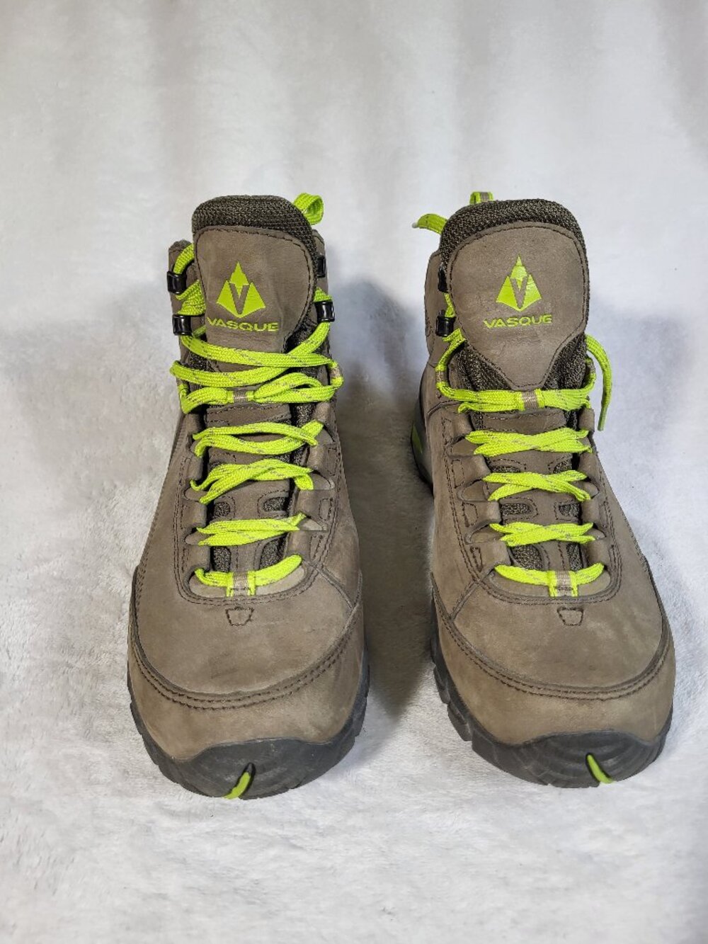 Vasque Talus Trek Ultradry Boots Womens 8.5 Brown Leather 7423M - Vibram - Picture 2 of 9